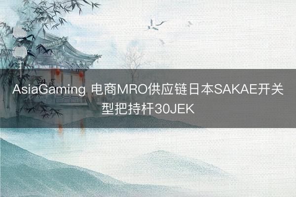 AsiaGaming 电商MRO供应链日本SAKAE开关型把持杆30JEK