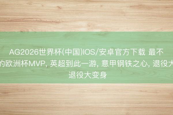 AG2026世界杯(中国)IOS/安卓官方下载 最不起眼的欧洲杯MVP, 英超到此一游, 意甲钢铁之心, 退役大变身