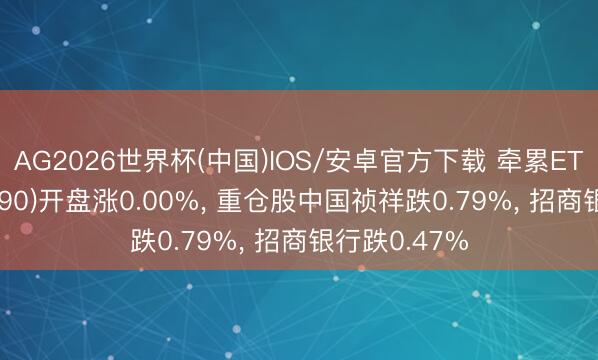 AG2026世界杯(中国)IOS/安卓官方下载 牵累ETF建信(510090)开盘涨0.00%， 重仓股中国祯祥跌0.79%， 招商银行跌0.47%