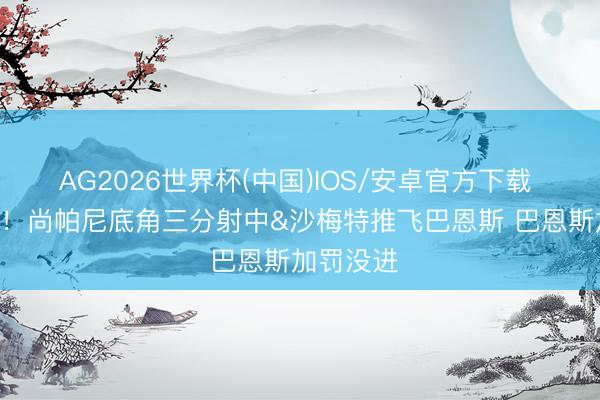 AG2026世界杯(中国)IOS/安卓官方下载 另类3+0！尚帕尼底角三分射中&沙梅特推飞巴恩斯 巴恩斯加罚没进